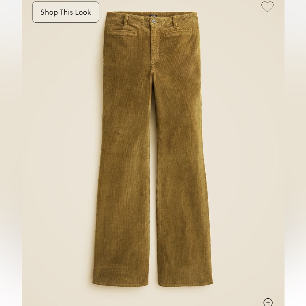 J. Crew Corduroy Pants in Olive Green (new!)